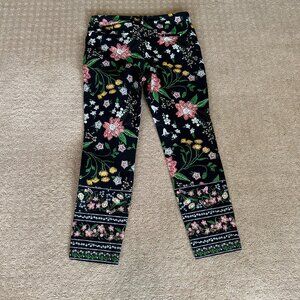 Old Navy Flowered Pixie Pants